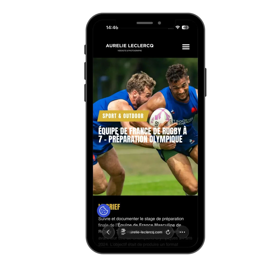 Aurélie Leclercq vidéaste Rugby à 7 Équipe de France Capbreton