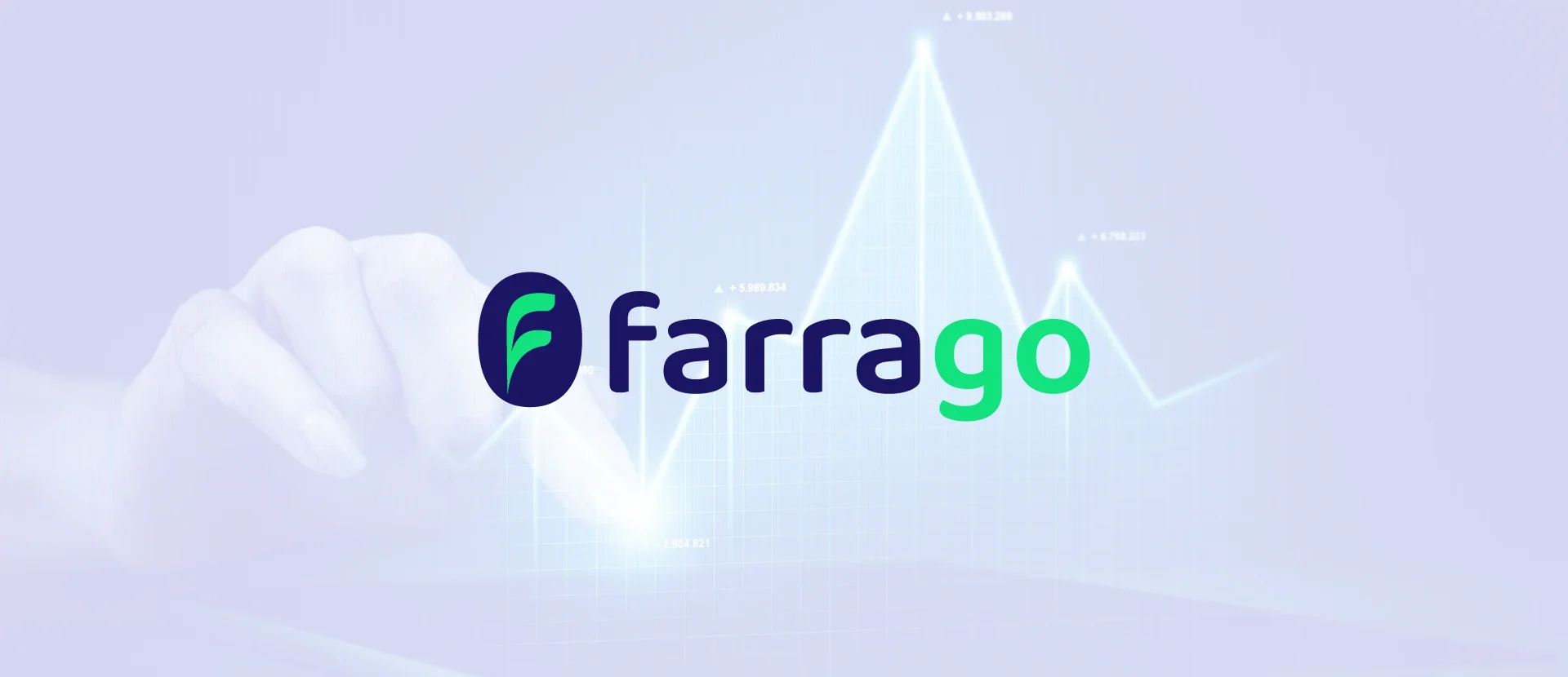 Logo Farrago sur fond sombre, identité visuelle par Amandine Roussarie (Studio d’AR)